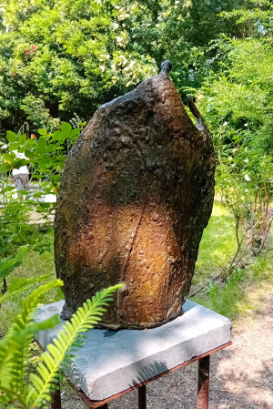 Ann Geirnaerdt - Attached (Back)(In garden)(Bronze)